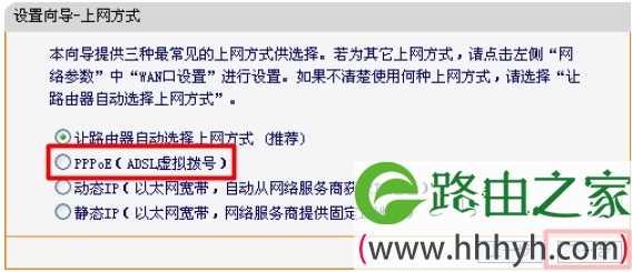 Fast迅捷FW316R路由器上选择上网方式 Fast迅捷FW316R路由器上选择上网方式