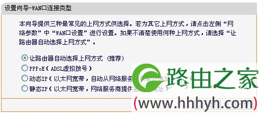 Fast-FWR171选择上网方式