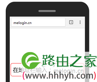 手动输入MW300RE扩展器的登录网址