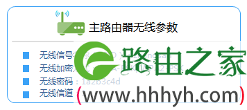 记录需要被桥接的无线信号名称、无线密码、信道