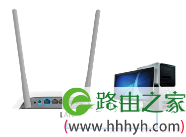 电脑单独连接到TL-WR842N路由器