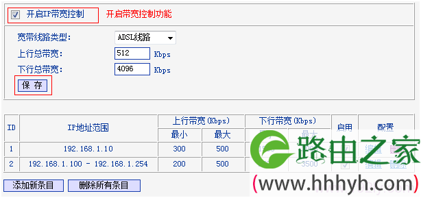 TL-WR845N路由器上开启IP宽带控制功能 TL-WR845N路由器上开启IP宽带控制功能