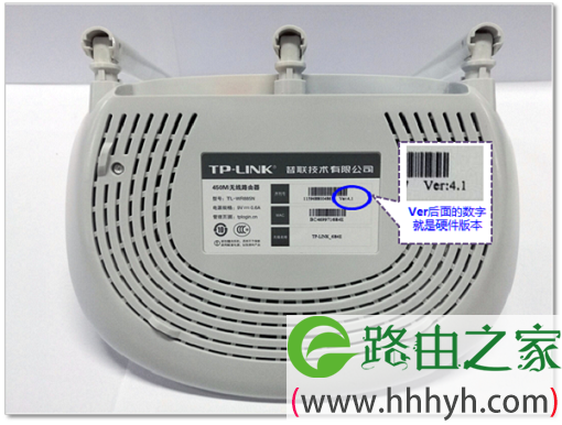 路由器标签中Ver后面的就是版本