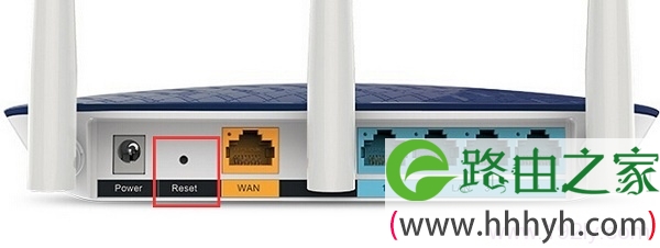 TP-Link TL-WR886N路由器上的Reset按钮
