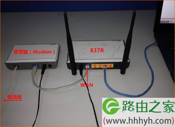 电话线上网时腾达837R路由器安装 电话线上网时腾达837R路由器安装