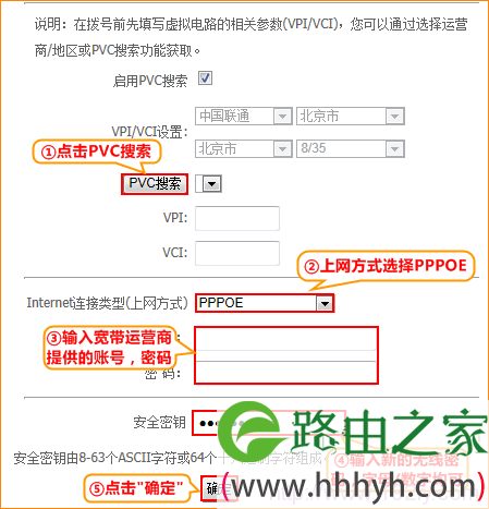 腾达D301路由猫设置ADSL帐号信息 腾达D301路由猫设置ADSL帐号信息