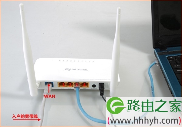 网线入户上网时腾达F301路由器安装