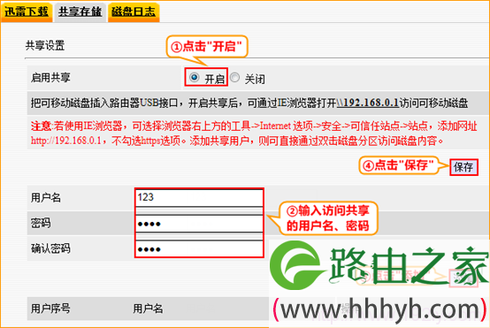 Tenda腾达F306路由器共享存储设置 Tenda腾达F306路由器共享存储设置