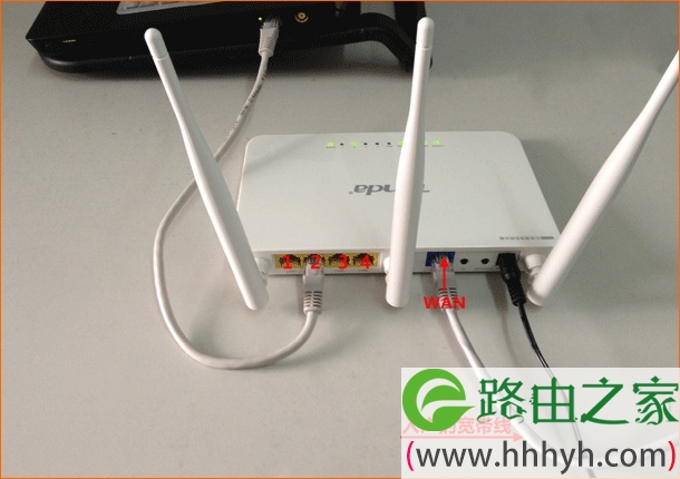 网线入户上网时腾达FH303路由器安装