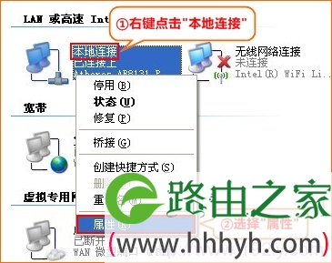 本地连接属性