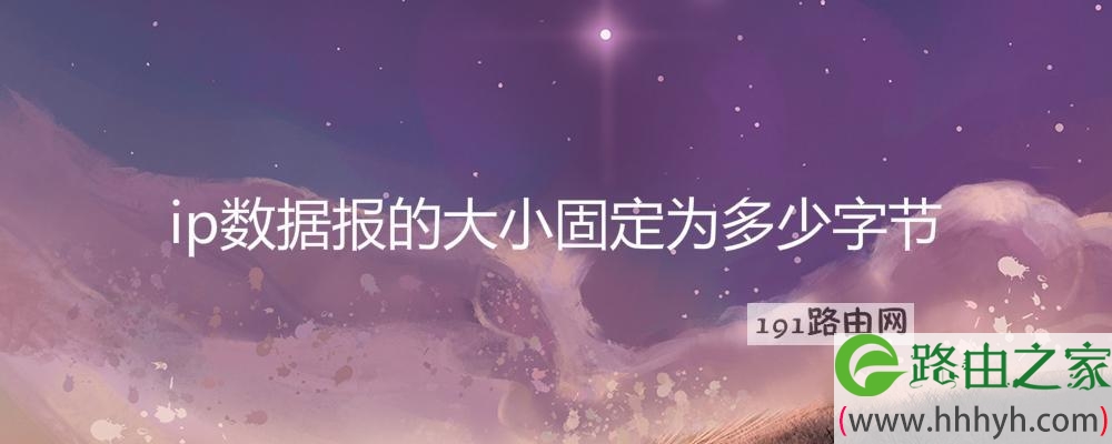 ip数据报的大小固定为多少字节