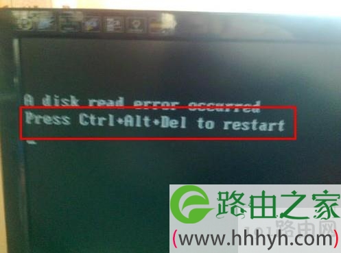 开机时总是提示“Press Ctrl+Alt+Del to restart” 