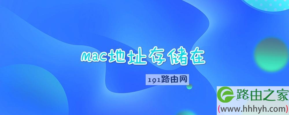 mac地址存储在