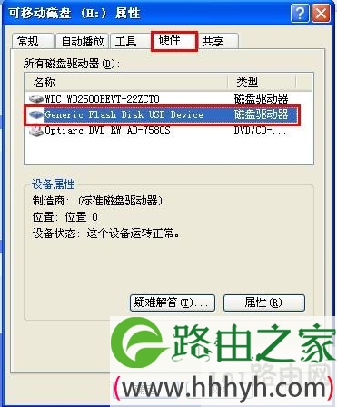 U盘属性
