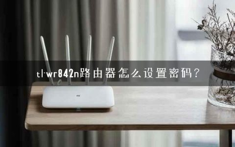 tl-wr842n路由器怎么设置密码？