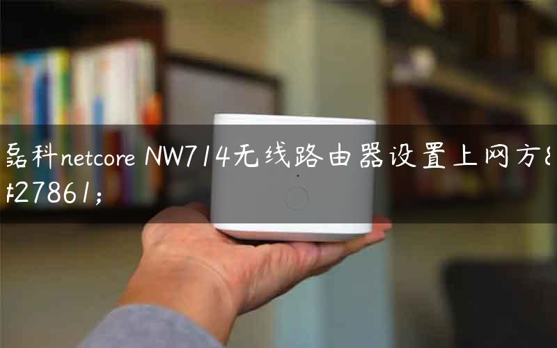磊科netcore NW714无线路由器设置上网方法