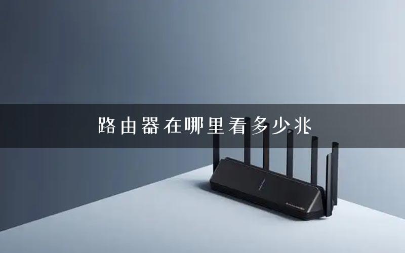 路由器在哪里看多少兆