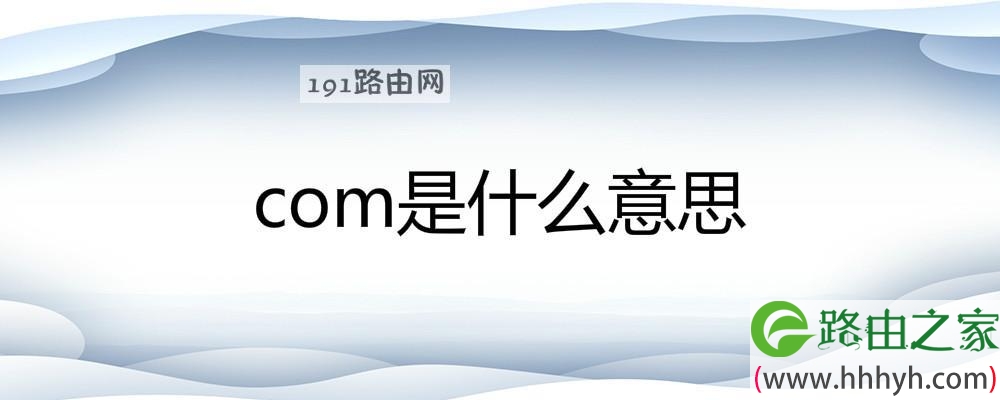 com是什么意思