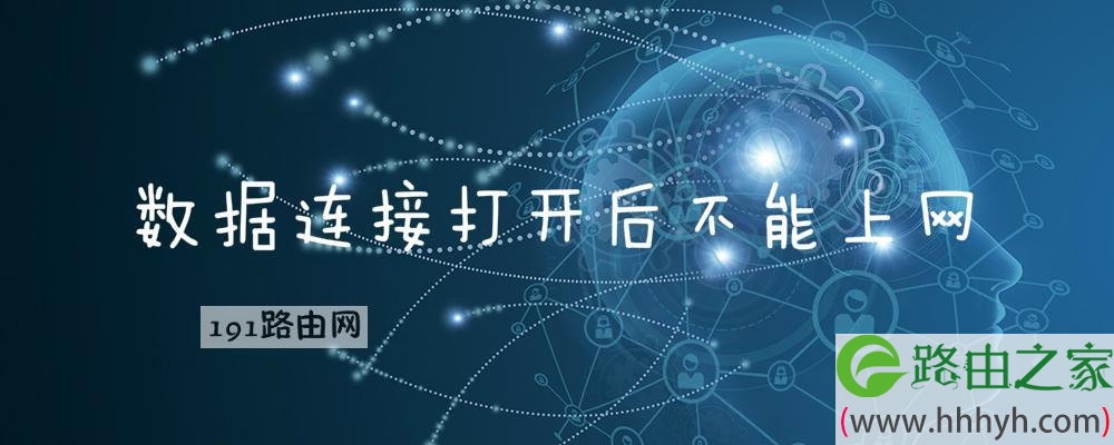 数据连接打开后不能上网