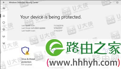 Win10杀毒软件Defender无法正常启动