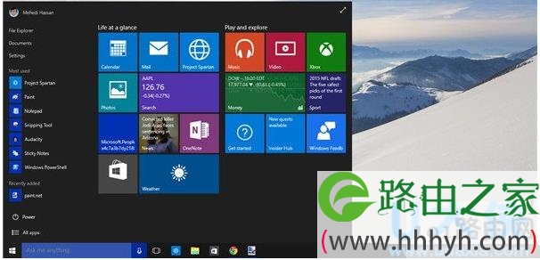 注册表禁用Win10预览版透明化界面的修改方法