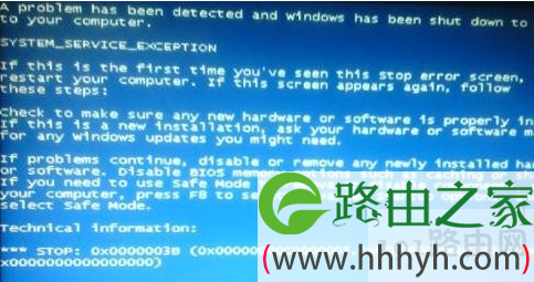 错误代码0x0000003B