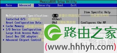 PhoenixBIOS中文版 电脑BIOS中英文对照图解