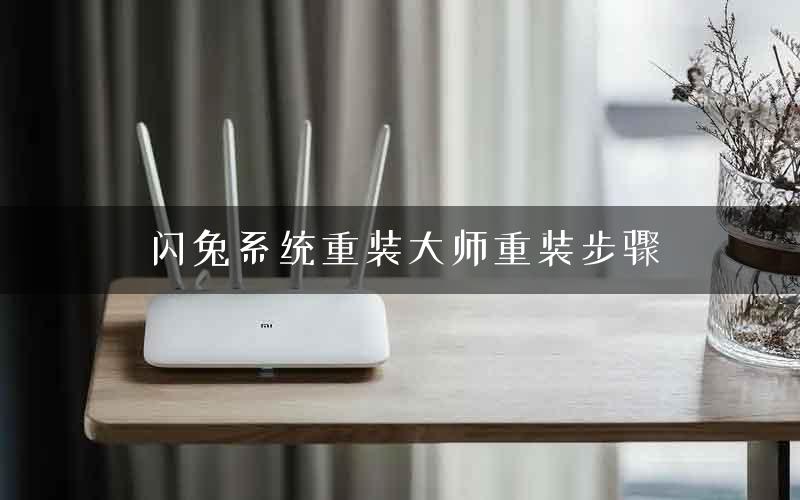 闪兔系统重装大师重装步骤