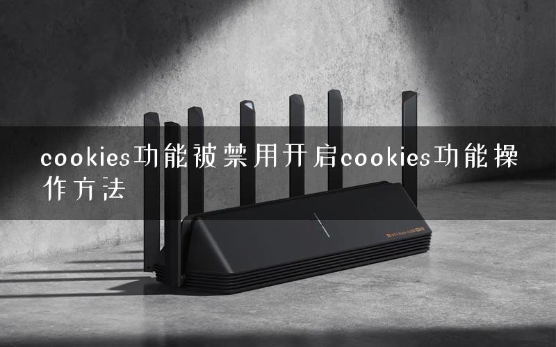 cookies功能被禁用开启cookies功能操作方法