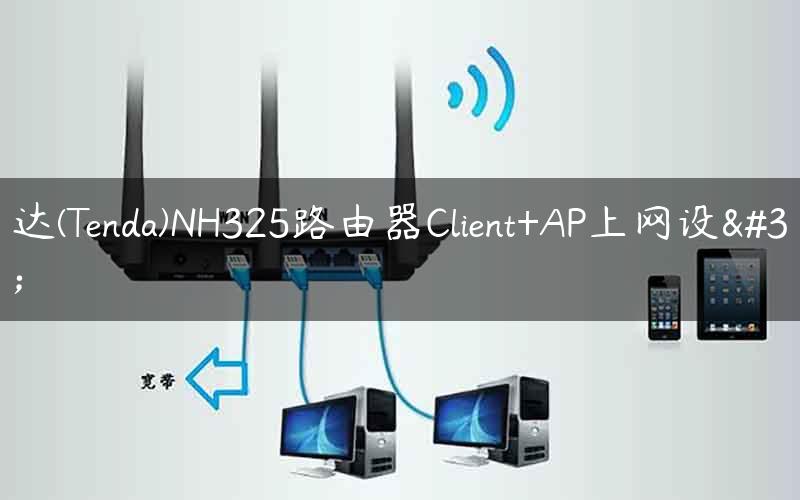 腾达(Tenda)NH325路由器Client+AP上网设置