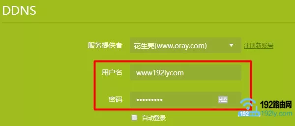 路由器中设置动态DNS 5