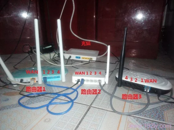 三级路由器的正确连接方式