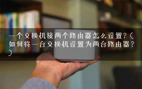 一个交换机接两个路由器怎么设置？(如何将一台交换机设置为两台路由器？)