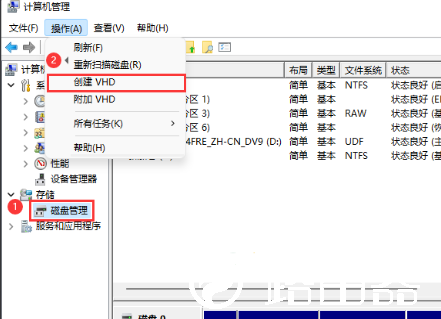 Win11怎么创建虚拟磁盘