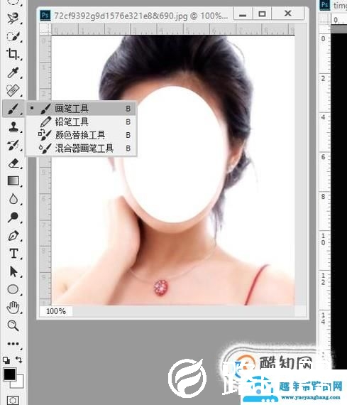 PS换脸详细教程 中国版梦露换脸教程