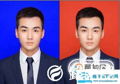 如何用Ps将白底照片换成蓝底照片