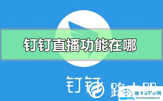 钉钉直播功能在哪