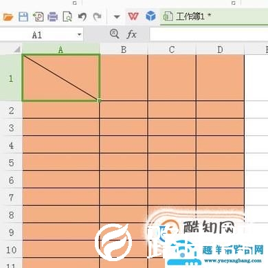WPS表格中制作斜线表头怎么做？