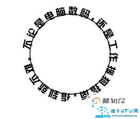 PS如何做环形文字