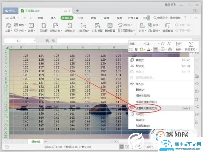 WPS表格怎么插入背景图片？