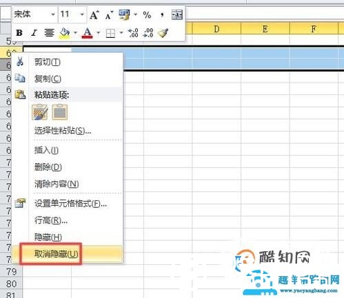 EXCEL如何隐藏单元格的内容 如何取消隐藏