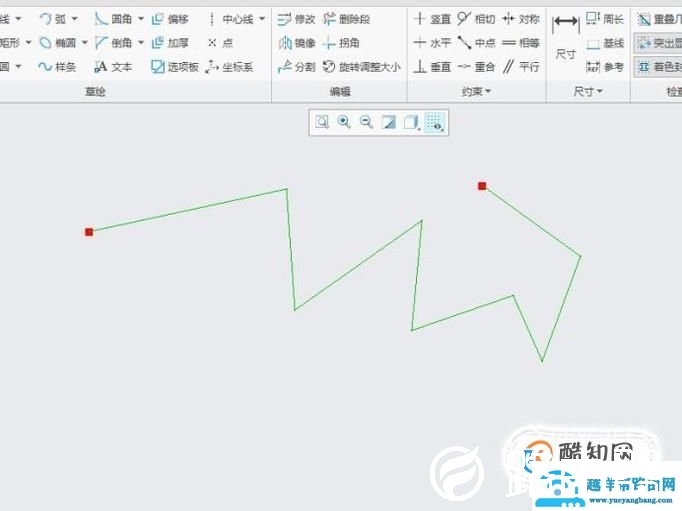 creo中直线工具的使用