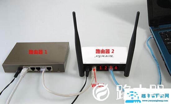 一个宽带怎么连接两个无线路由器