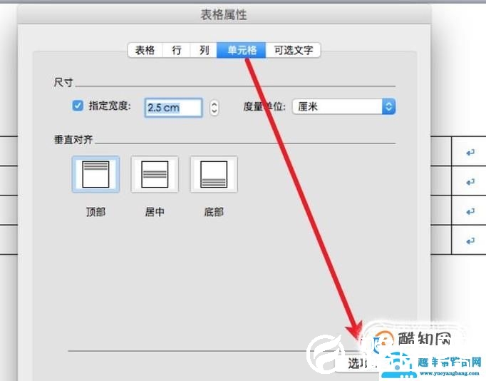 Word2010中怎样设置表格中单元格的边距