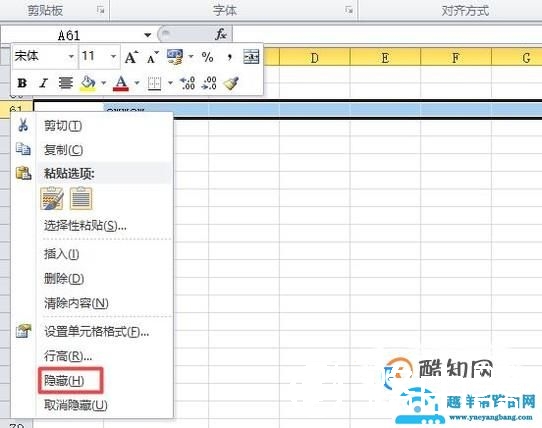EXCEL如何隐藏单元格的内容 如何取消隐藏