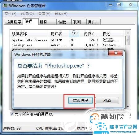 怎么强制关闭电脑程序