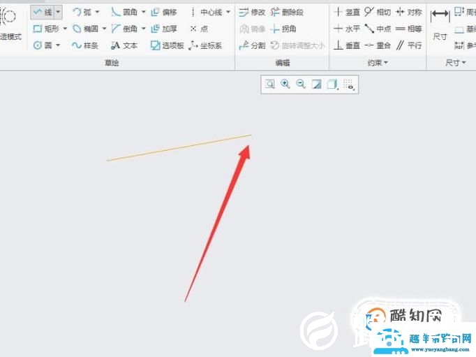 creo中直线工具的使用
