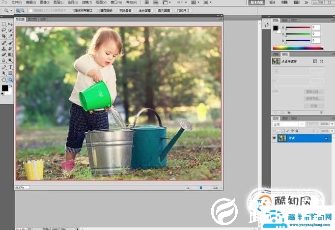 如何使用Photoshop的导航器改变图片的显示比例