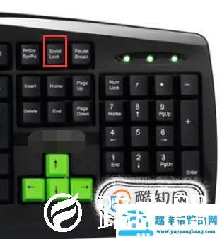 键盘右上角第三个灯怎么关