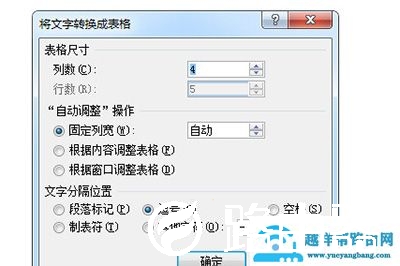 Word怎么把文字转换成表格